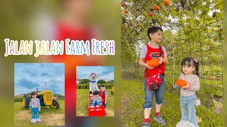 Nuh Furqan&Inara Yameena jalan3 Farm Fresh 🐄