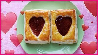 Вкусняшки от Машки : ♥СЛОЙКИ-СЕРДЕЧКИ♥ очень быстро! DIY: Вкусные валентинки своими руками.