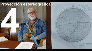 Proyección estereográfica, falsilla de Schmidt parte 4: Ingreso polos como planos y circulo máximo