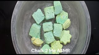 GREEN PASTED GYM CHALK SHAPES ASMR 2X THE SPEED #asmr #youtube #fyp #shorts #satisfying