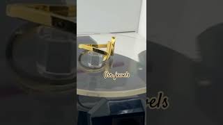 Gold ring - letter N