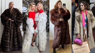 Stunning Most Popular Flattering Collection Fur Coat for Girls#winter dress #furcoat #Gucci