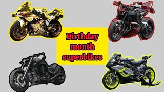 choose your birthday month & see your superbikes|choosing challenge|superbikes lovers|gift box