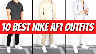 10 White Nike Air Force 1 Outfits | Best Summer 2021 Outfits