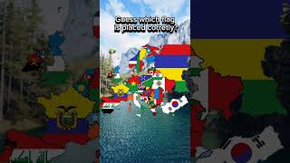 Guess which flag is placed corretly #geography #countries #flag #viral #shorts #fypシ