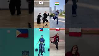 Chk chk boom | Korea 🇰🇷 vs India 🇮🇳 vs Phillipines 🇵🇭 vs Poland 🇵🇱 | #straykids #trending #shorts