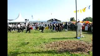 Massed Pipe Band, Appowila Highland Games in Abtwil SG / Zurich Caledonian Pipe Band 2011