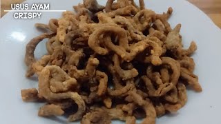 RESEP BIKIN USUS AYAM CRISPY ENAK DAN GURIH||cocok buat ide jualan