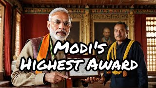 Modi receives Bhutan's top award