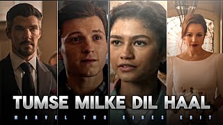 Marvel Two Side Edit | Tumse Milke Dil Ka Haal Status | Marvel Edit