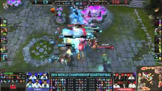 C9 vs SSB - Do or Die Epic Ending - LoL S4 Worlds