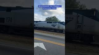 Headed home from the Strawberry Fest & was lucky to catch the Amtrak racing by!  Enjoy!  Sub Please!