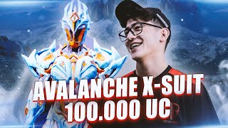 100.000UC НА НОВЫЙ КОСТЮМ X-SUIT AVALANCHE | PUBG MOBILE