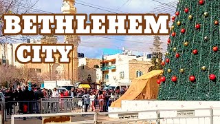 TOUR IN BETHLEHEM OLD CITY,PALASTINE/CHRISTMAS EVE