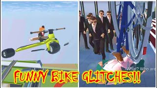 FUNNY BIKE GLITCHES | Sakura School Simulator