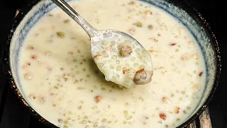 सर्दियों वाली साबूदाना खीर बनाने का अनोखा तरीका | Sabudana Kheer Recipe | Sago Dessert