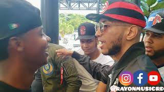 Melvin La Cura Vs Aladino Mc Batalla de Freestyle en el parqueo de Telemicro