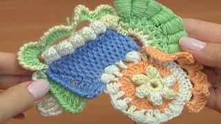 Crochet Freeform/How to Crochet Motif in Freeform Technique