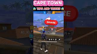 CAPE TOWN l TIPS AND TRICKS🔥😱#freefire#freefiretipsandtricks #csrankhiddenplace#shorts #viralshorts