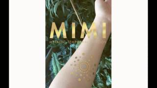 Mimi Metallic Temporary Tattoos