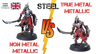 🇬🇧NMM Steel VS TMP Steel ( Miniature Painting Tutorial )