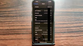 how to check which network signal receiving on iphone 15 pro max