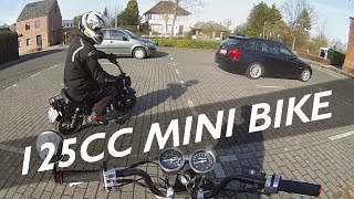 First Time Riding A 125CC Mini bike And It's Alot Of Fun! (Skyteam Skymini / Skybongo)