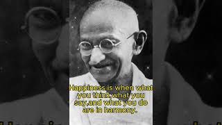 Mahatma Gandhi,  Discover The Key to Lasting Happiness.