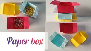 Diy origami paper storage box||paper crafts||Easy&simple diy crafts ideas