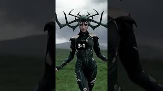 CAPTAIN MARVEL VS HELA #shorts