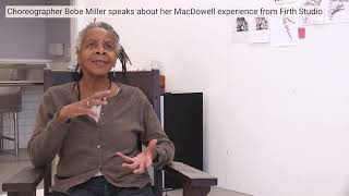 Choreographer Bebe Miller Talks About her MacDowell Residency