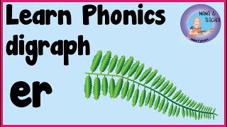 Phonics er sound | Phase 3 Phonemes | 2 letter blends |sing say, find and read the er sound in words