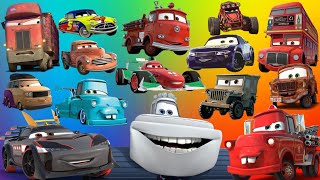 Looking For Disney Pixar Cars 3 Lightning Mcqueen, Doc Hudson, Luigi, Bobby Swift, Fillmore, Fritter