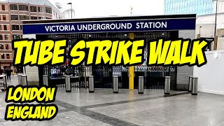 Tube Strike Walk London March 2023 #walkingtour