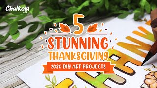 5 Stunning Thanksgiving 2020 DIY Art Projects