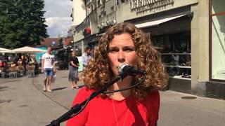 "Apologize" OneRepublic - Sarah Johansen cover (The streets of Bern)