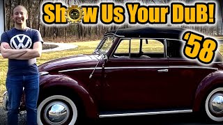 Hey Joe!  Show us your DuB! - 1958 VW Beetle Convertible Restoration Podcast #5