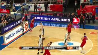 CSKA Moskova 95 - Darüşşafaka Doğuş 85 (Özet)