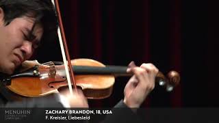 Zachary Brandon performs Kreisler's Liebesleid