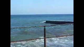 Алушта море шторм.Крым.Украина 2012