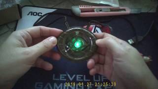 doctor strange eye of agamotto amulet light up cosplay prop unboxing