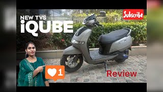 TVS iQ electric scooter review #tvsiqubest #day15