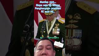 Mantap nich...Siapa sajakah penerima penghargaan Presiden Saat HUT RI Agt24 ? #tni #merdeka #sejarah