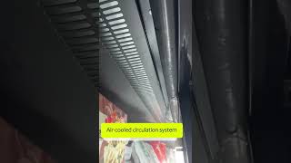 supermarket vertical glass door chiller