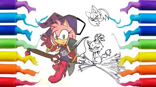 Amy Rose Halloween costume | sonic coloring pages | SPIRIT LINK x Swole Sauce - Stay With Me [NCS ]