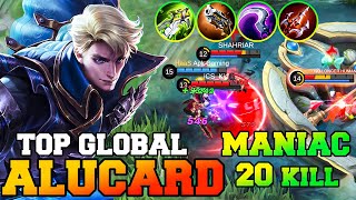 Lifesteal Carry Alucard 20 Kills ! Alucard Best Build 2023 Gameplay Build Guide Top 1 Global MLBB