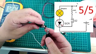 SCR y TRIAC: Prueba Con Multímetro y en Circuito