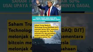 Trading | Saham Trump Media Naik 50% Usai Upaya Penembakan Gagal #short #news #trading