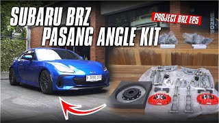 Pasang angle kit BRZ di bengkelnya Garasi Drift