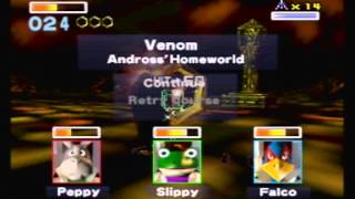 Star Fox 64: Venom (Star Wolf and excellent checkpoint)